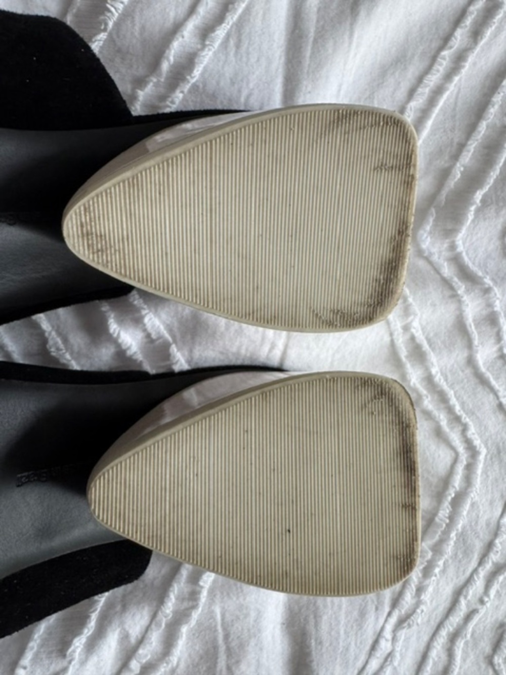 MERCEDES CASTILLO SUEDE MULES - Black - Size 7.5 - Picture 8 of 11